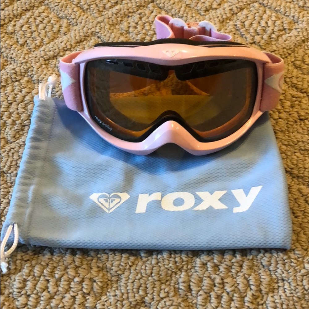 Roxy, pink junior anti fog ski/snowboarding goggle
